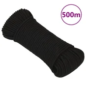 Radno uže crno 5 mm 500 m poliestersko
