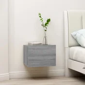 vidaXL vidaXL Nočna omarica siva sonoma 40x30x30 cm inženirski les, (20730943)