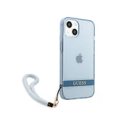 Guess GUESS CASE HARDCASE PROSOJEN PAŠEK ZA IPHONE 13 MINI 5.4 MODER, (21833898)