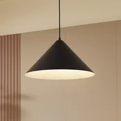 Obesek Lindby Clarine, črna/bela, O 50 cm, kovina - Dnevna soba/jedilnica - Sodobni