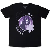 Selena Gomez Purple Floral Black M Majica