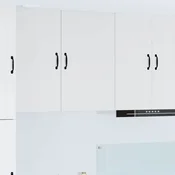 vidaXL Stenska kuhinjska omarica Bela 50 x 31 x 80 cm Konstruiran les