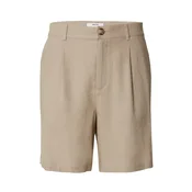DAN FOX APPAREL Hlače z naborki Alan, siva