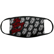The Rolling Stones B&W Tongues Face Mask