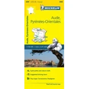 Aude, Pyrenees-Orientales - Michelin Local Map 344