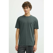 Kratka majica Abercrombie & Fitch moška, zelena barva, KI124-4099-300
