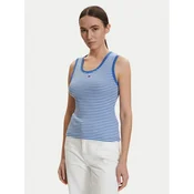 Tommy Jeans Top DW0DW20673 Modra Slim Fit