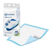 Vpojna posteljna podloga 60 cm x 60 cm Safeline Pad 1092 ml 25 kosov