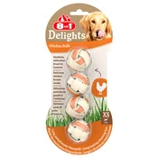 8in1 8v1 Delights mesne žvečljive kroglice XS 4ks
