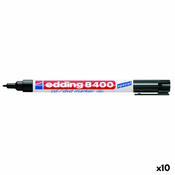 Trajni marker Edding e-8400 Crna (10 kom.)