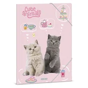 A/4 mapa Cute animals-tea party