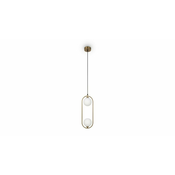 Maytoni MOD013PL-02BS1 - Lestenec na vrvici RING 2xG9/25W/230V medenina