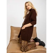 Cardigan-LO-SW-LK-3002.98P-dark brown