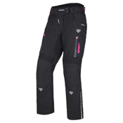 Ženske moto hlace RSA Greby 2 crno-roze