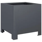 Vidaxl Vrtno korito antracit 30x30x30 cm jeklo
