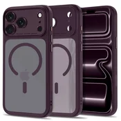 Tech-protect MagPeak MagSafe CC ovitek za iPhone 17 Pro Max/18 Pro Max, bordo
