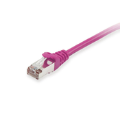 EQUIP Equip 605551 RJ45 omrežni kabel\, Patch kabel CAT 6 S/FTP 2.00 m vijolična pozlačeni konektorji 1 kos, (20421528)