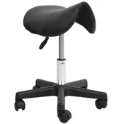 Homestar Vrtljiv stol 35x38x43-55 cm Črn