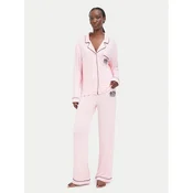 Juicy Couture Pižama JCYPJ126856 Svetlo rožnata Relaxed Fit