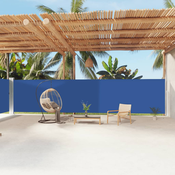 Uvlaciva bocna tenda plava 180 x 1200 cm