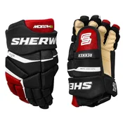 Hokejske rokavice SHER-WOOD Rekker Morph 1 Black/Red/White Junior 11 palcev