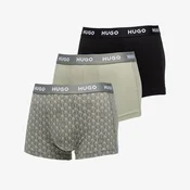 Bokserji Hugo Boss Trunk 3-Pack Design Black XXL