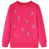 shumee Otroški pulover živo roza 104