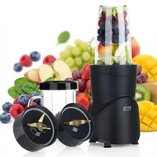 shumee 500 W športni mešalnik za smoothieje s 4 steklenicami, titanovimi rezili in funkcijo Twist Go