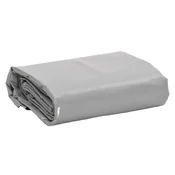 Vidaxl Tarpaulin 650g / m2 Siva 5 x 8 m Platno s PVC premazom