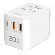 LOGILINK PA0356 Putnik adapter 2x USB-A 1x USB-C bijela