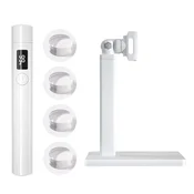 KJB Mini polnilna UV LED lučka za gel nohte s stojalom, bela