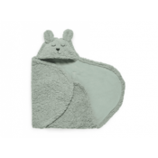 Jollein - Jastuk za nošenje bebe fleece Králícek 100x105 cm zelena