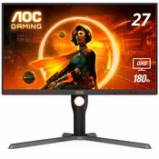AOC Gaming monitor Q27G3XMN/BK, 27, 2560x1440, 180 Hz, 1 ms, 2xHDMI, DP, Pivot