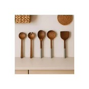 Hermia Servisni set, 5 komada, Braon