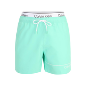 Calvin Klein Swimwear Kupace hlace, tirkiz / crna / bijela