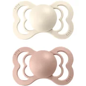 BIBS Supreme Natural Rubber 2 duda Ivory/Blush 2 kos