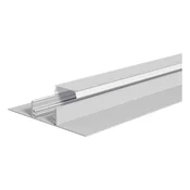 EVN Aluminijasti profil za suho gradnjo 200 cm z opalnim pokrovom - aluminij, opal - Kovina