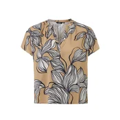 MEXX Bluza  svetlo rjava / črna / bela