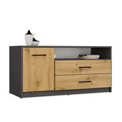 TV OMARICA SIMPLO 1D2S ANTRACIT HRAST, TV MIZICA ARTISAN, 2 PREDALA, 1 VRATA
