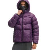Cropp - Prošivena puffer jakna s kapuljacom - tamno ljubicasta