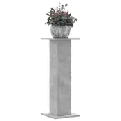 Stalci za biljke 2 kom siva boja betona 30x30x80 cm drveni