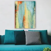 Wallity Dekorativna slika na platnu, 70x100cm, Šarena