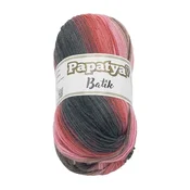 Bellatex PAPATYA BATIK - 100g / 360 m - siva, roza