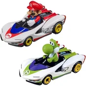 Set autica Carrera Pull & Speed - Super Mario, Mario & Yoshi, 2 komada, 1:43