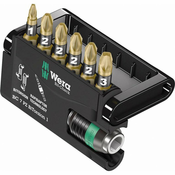 WERA Set bitova 7 /1 Bit-Check 7 PZ BiTorsion 1 05340260001 zlatni