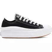 CONVERSE Nizke superge Chuck Taylor all star move  črna / bela