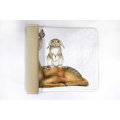 tulup.si Kopalniške preproge Divje živali 75x45 cm Bela