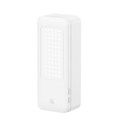 USAMS USAMS VEČFUNKCIONALNO DRŽALO ZA TELEFON Z LED SVETILKO ZA NAMIZO, BEL, (22007594)
