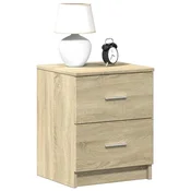 Nocni ormarici 2 kom s 2 ladice Sonoma hrast 40x36x50 cm