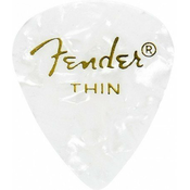 Fender 351 Shape Premium Pick Thin White Moto